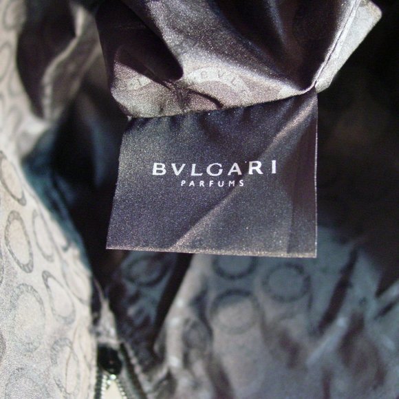 BVLGARI Parfums Zip Toiletry Cosmetic Makeup Pouch Tablet Sleeve Case Bag - MINT - Picture 8 of 8